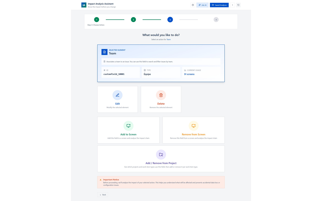 Impact Analysis for Jira — integrated in Jira Cloud